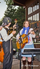 Mike & Cami with mandolin and guitar